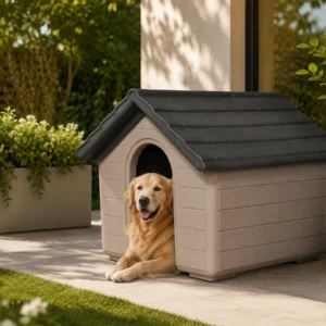 SANIPET Buddy Kisállat ház Yukon, XL-es, szürke
