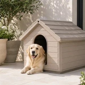 SANIPET Buddy Kisállat ház Yukon, L-es, bézs